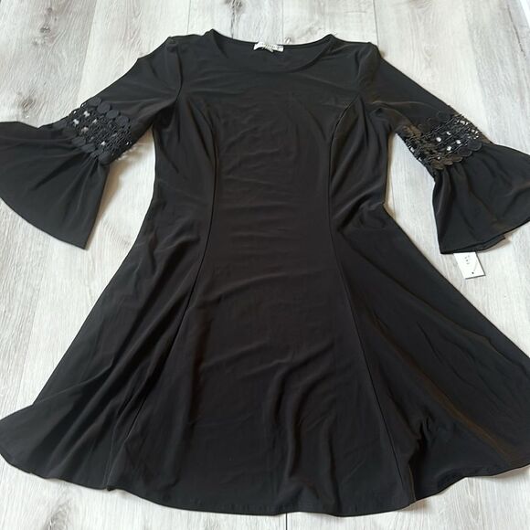 TASH+SOPHIE Lace Trim Mini A Line Dress black size M NWT - Picture 4 of 5